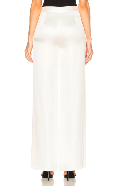 Shop Victoria Beckham Fluid Trouser In White
