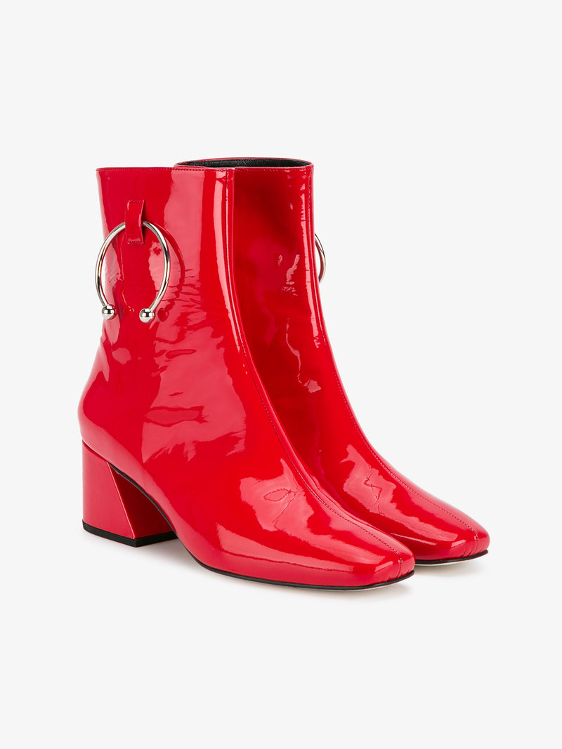 Dorateymur Red Patent Leather Nizip 60 Boots | ModeSens
