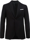 NEIL BARRETT NEIL BARRETT FITTED BLAZER - BLUE,PBGI369E01211857480