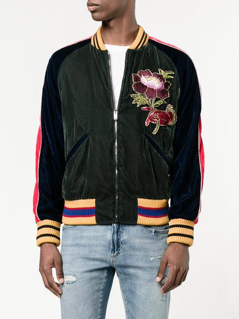 gucci velvet bomber jacket