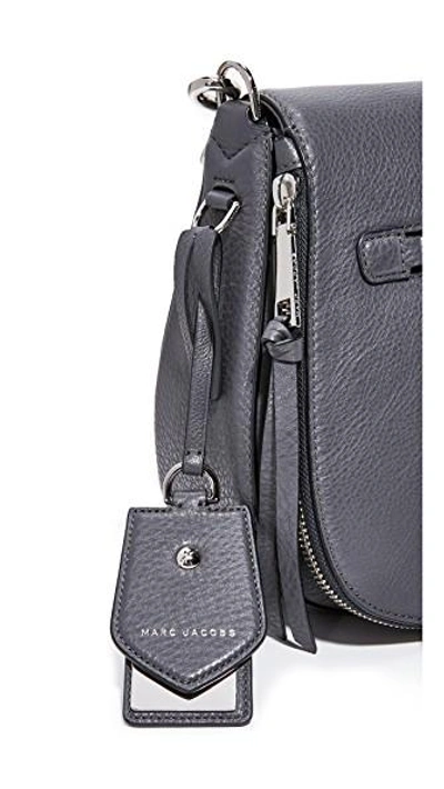 Shop Marc Jacobs Nomad Saddle Bag In Shadow