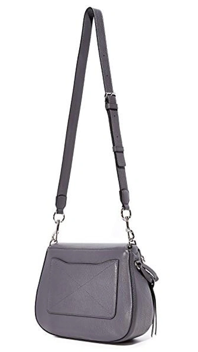 Shop Marc Jacobs Nomad Saddle Bag In Shadow