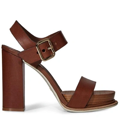Shop Tod's Sandals In Leather