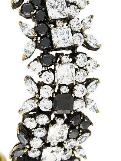 Iosselliani Optical Memento Crystal Bracelet In Metallic