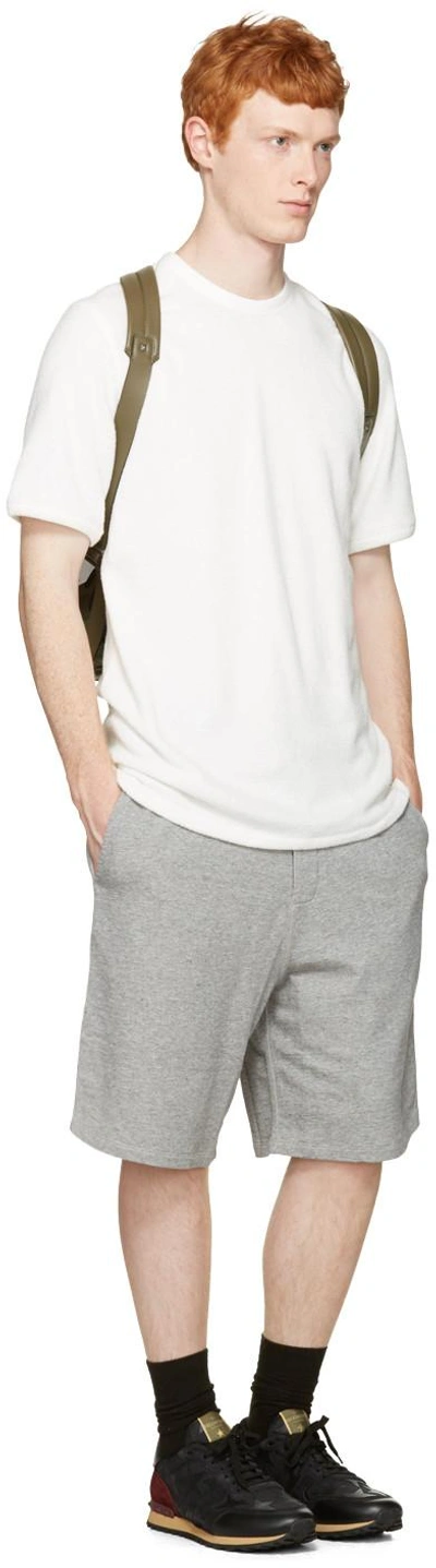 Shop Rag & Bone White Toweling T-shirt