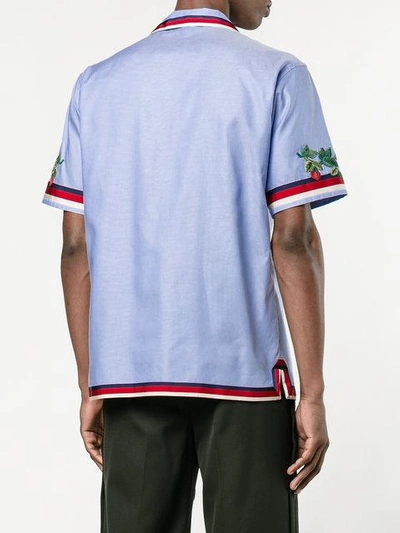 Gucci Ny Yankees™ Patch Bowling Shirt - Blue