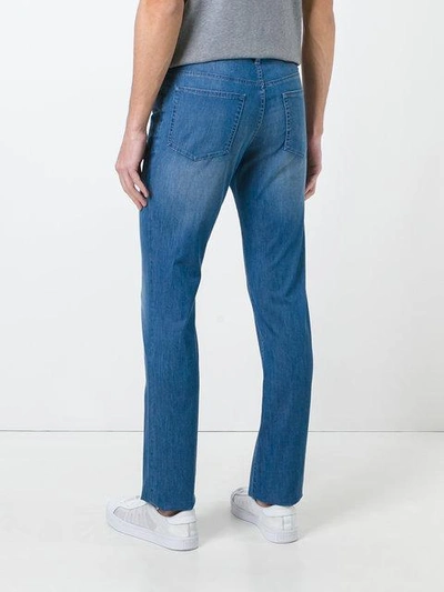 Shop Brioni Slim-fit Jeans - Blue