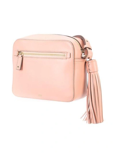 Shop Anya Hindmarch Smiley Crossbody Bag In Pink