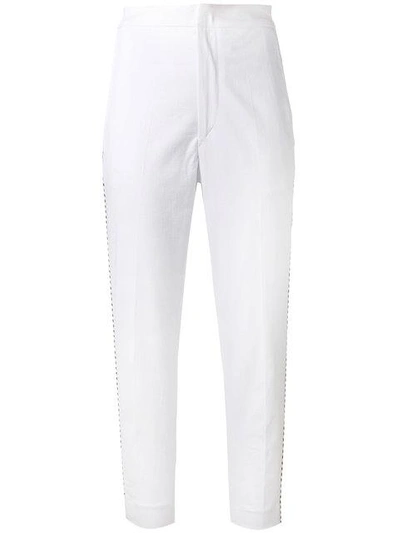 Shop Isabel Marant Étoile Holm Cropped Trousers