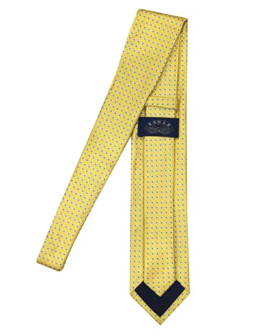 Eagle Van Heusen Men's Classic Microdot Silk Tie In Blue