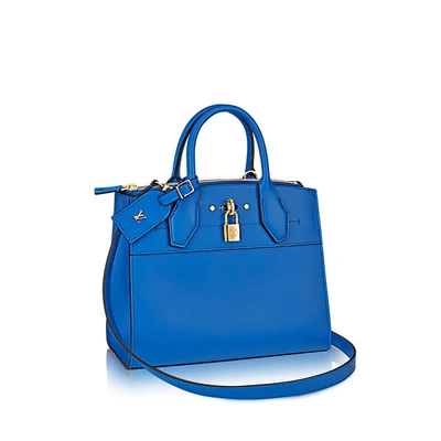 Louis Vuitton City Steamer Pm In Electric Blue