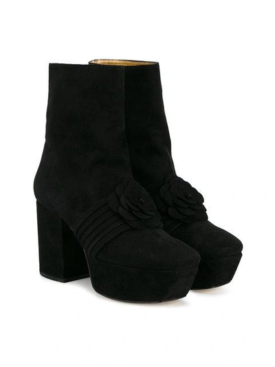 Shop Dorateymur Firebird Platform Boots In Black