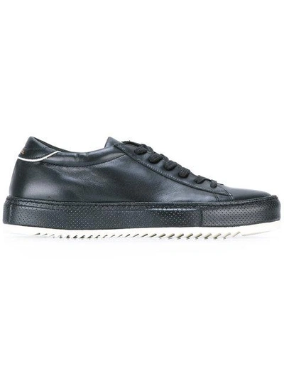 Shop Philippe Model Lace-up Sneakers In Black