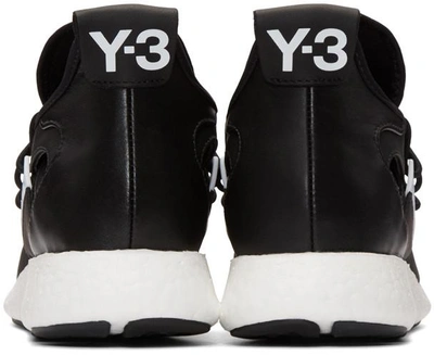 Shop Y-3 Black Elle Run Trainers