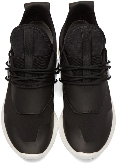Shop Y-3 Black Elle Run Sneakers
