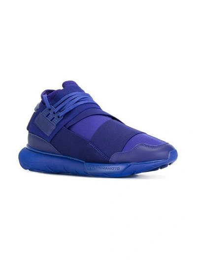 Shop Y-3 Qasa Sneakers In Purple