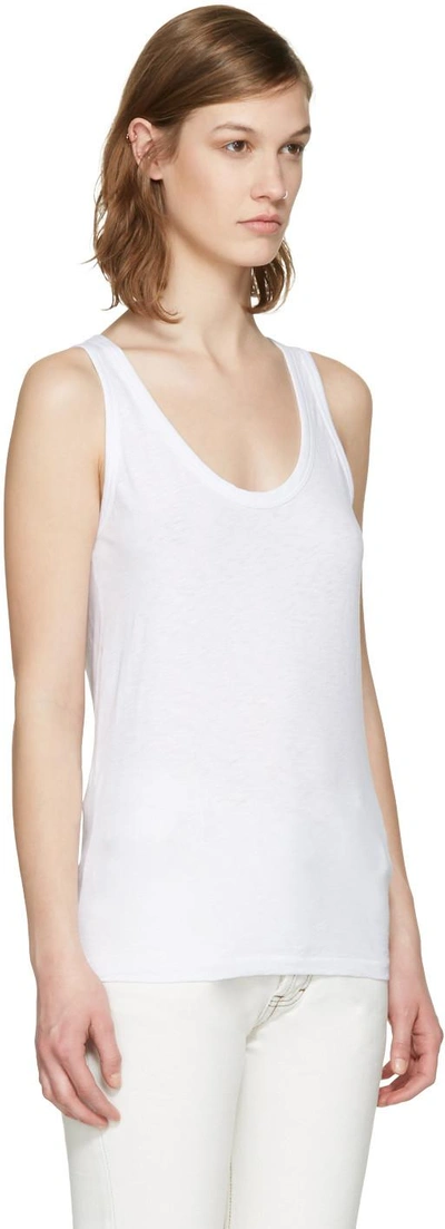 Shop Rag & Bone White 'the Tank' Tank Top