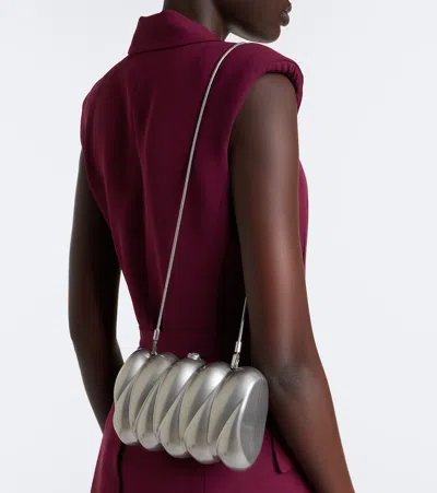Simkhai Reya Clutch In Silver