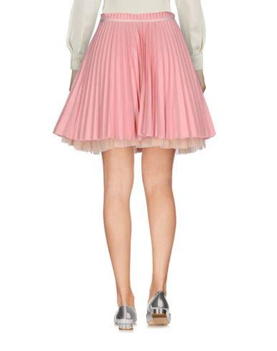 Shop Red Valentino Mini Skirt In Pastel Pink