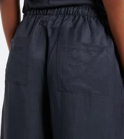 Leset Daniel Drawstring Pocket Pants Midnight In Black