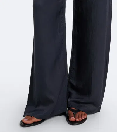 Leset Daniel Drawstring Pocket Pants Midnight In Black