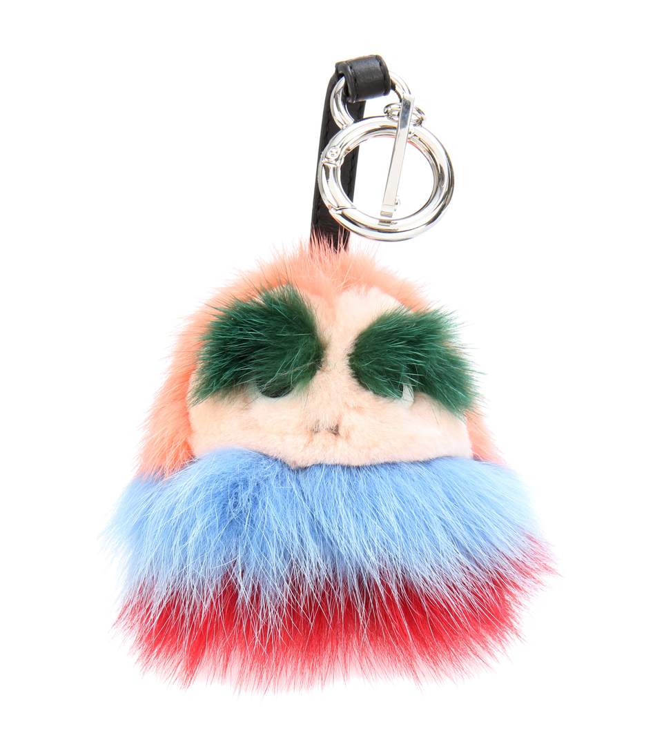 Fendi Kid Bag Bugs Fur Bag Charm In Multicolour | ModeSens