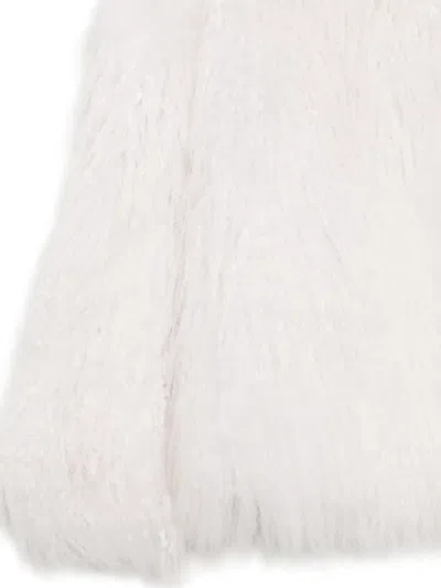 Liska Tibet-lamb Jacket In White