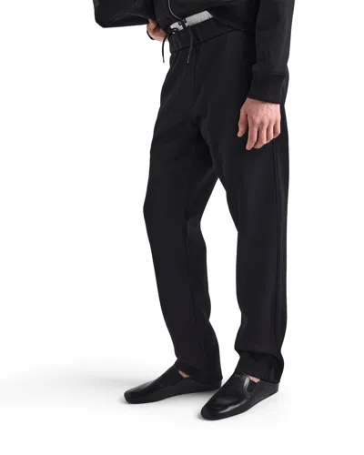 Prada Technical Jersey Pants In Black