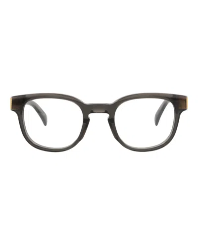 Dunhill Round-frame Recycled Acetate Optical Frames In Multi