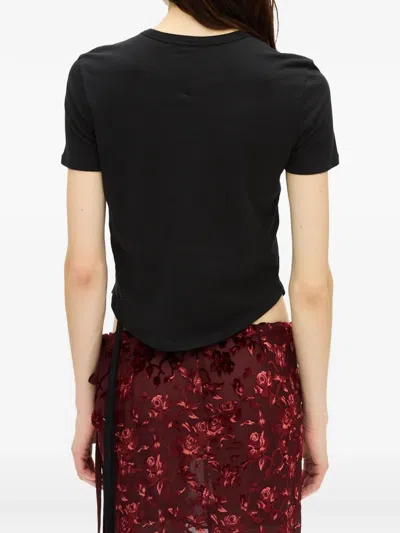 Ann Demeulemeester Floor Micro T-shirt In Multi