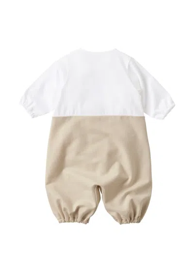 Familiar Bear-embroidered Romper In Multi