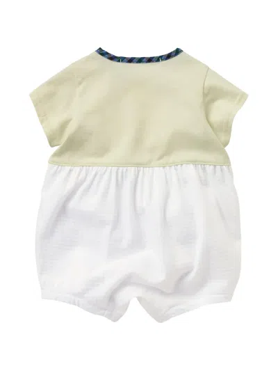 Familiar Embroidered Panelled Romper In Multi