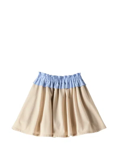 Familiar Embroidered Ruffled Skirt In Multi