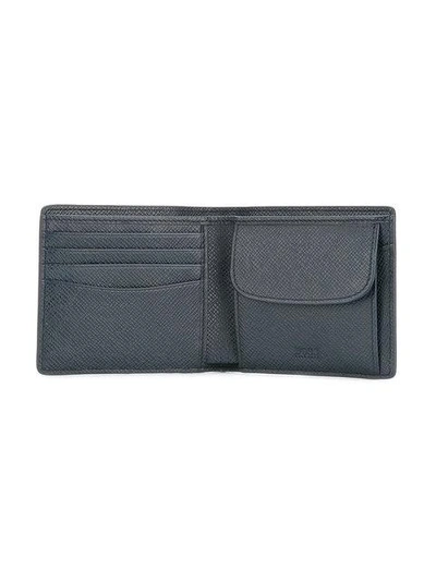 Shop Hugo Boss Billfold Wallet In Blue