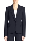 Theory Gabe Edition Stretch-wool Blazer In Deep Navy
