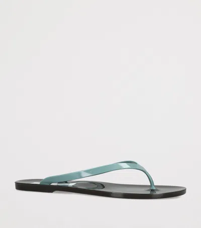 Christopher Esber Jo Thong-strap Flip-flops In Blue