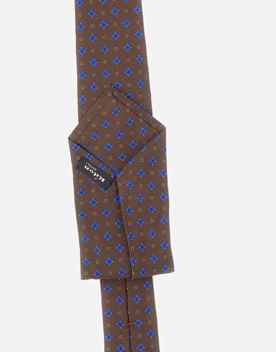 Kiton Floral-pattern Seven-fold Tie In Multi