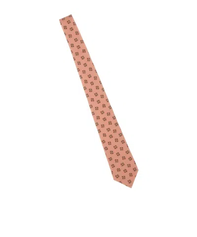 Kiton Floral-pattern Silk Tie In Multi