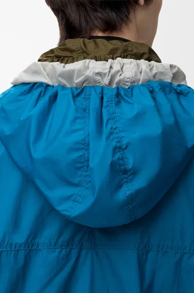 Loewe Anorak In Technical Shell In Blue