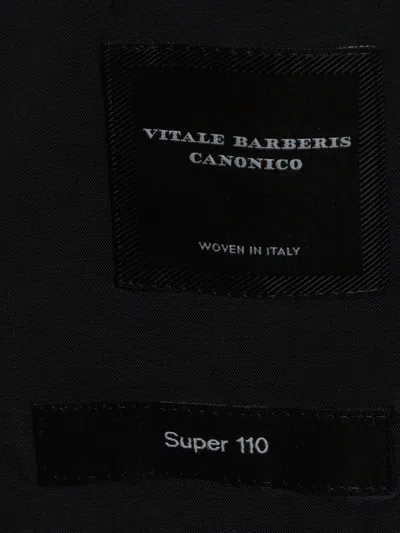 Pre-owned Hugo Boss Single-breasted Check Blazer In Blue