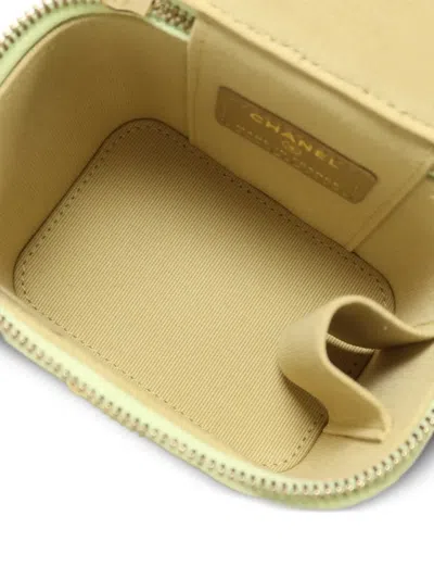 Pre-owned Chanel Interlocking-cc Shoulder Bag In Green
