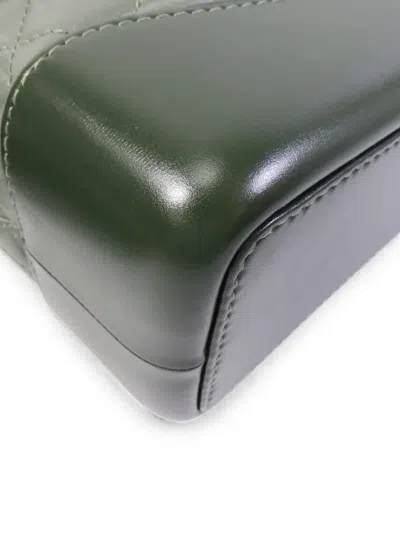 Pre-owned Chanel Cc Gabrielle Backpack In Green