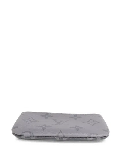 Pre-owned Louis Vuitton Monogram-eclipse Reverse Wallet In Black