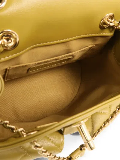 Pre-owned Chanel Cc Duma Backpack In Green