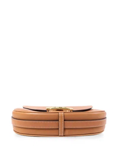 Celine Medium Maillon Triomphe Shoulder Bag In Brown