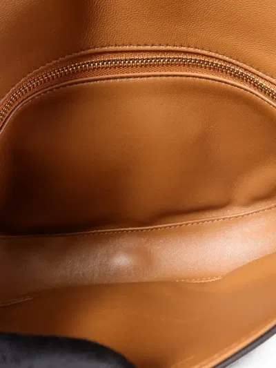 Celine Medium Maillon Triomphe Shoulder Bag In Brown