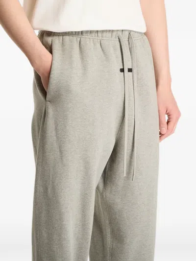 Essentials Drawstring Track Pants In Gray