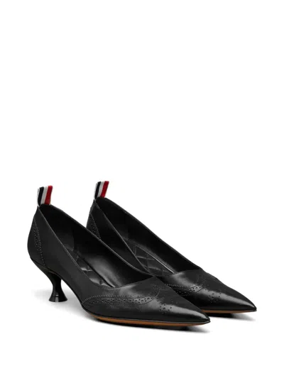 Thom Browne Leather Pumps In Black
