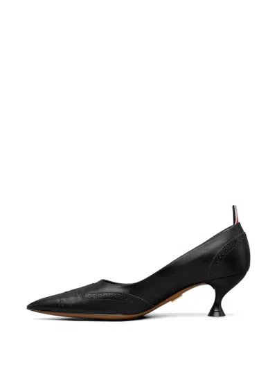 Thom Browne Leather Pumps In Black
