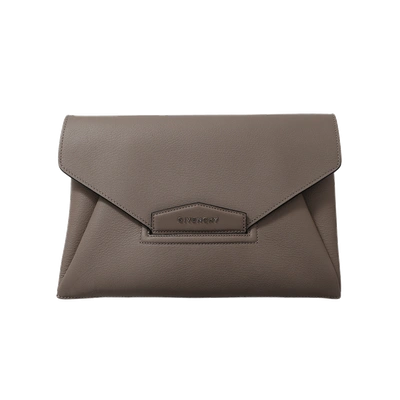 Givenchy Antigona Envelope Clutch In Mastic